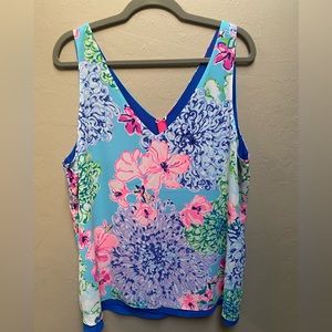 Lilly Pulitzer Reversible V-Neck Tank XL